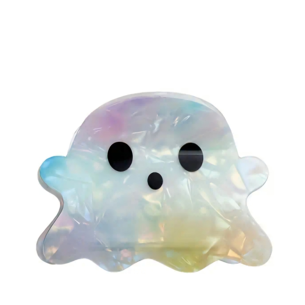 Opalescent Ghost Hair Claw Clip